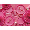 Picture of PAPER PLATES HOT PINK 18CM - 6 PACK